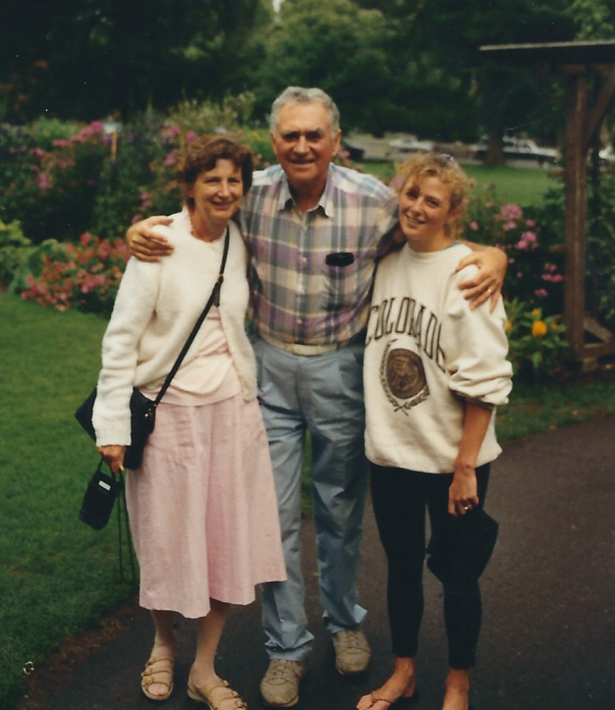 Mom and Dad with Karen - 1992