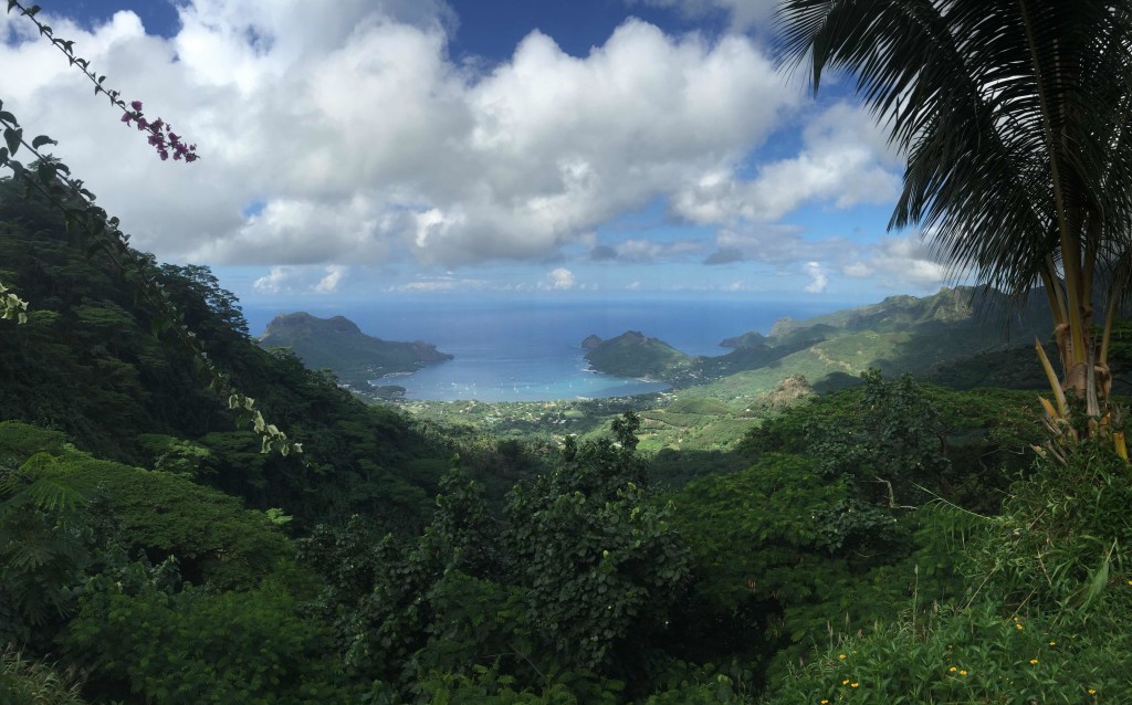 Taiohae Bay, Nuku Hiva - A view from on top of the world