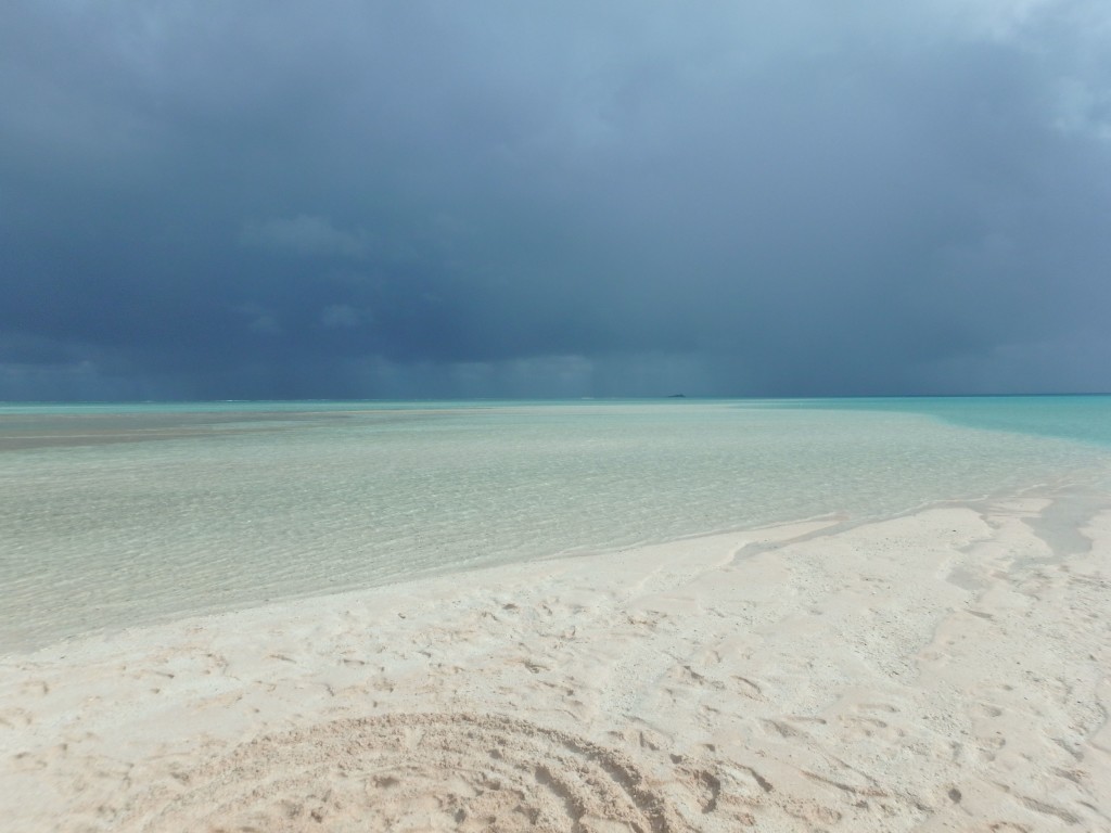 Fakarava Rain Squalls - Temporarily darken the skies