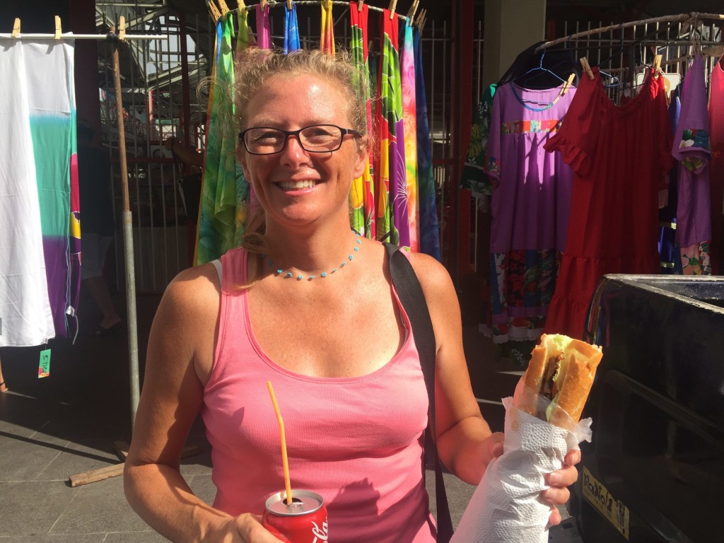 Karen with Une Casse-Croute - Delicious baguette sandwich