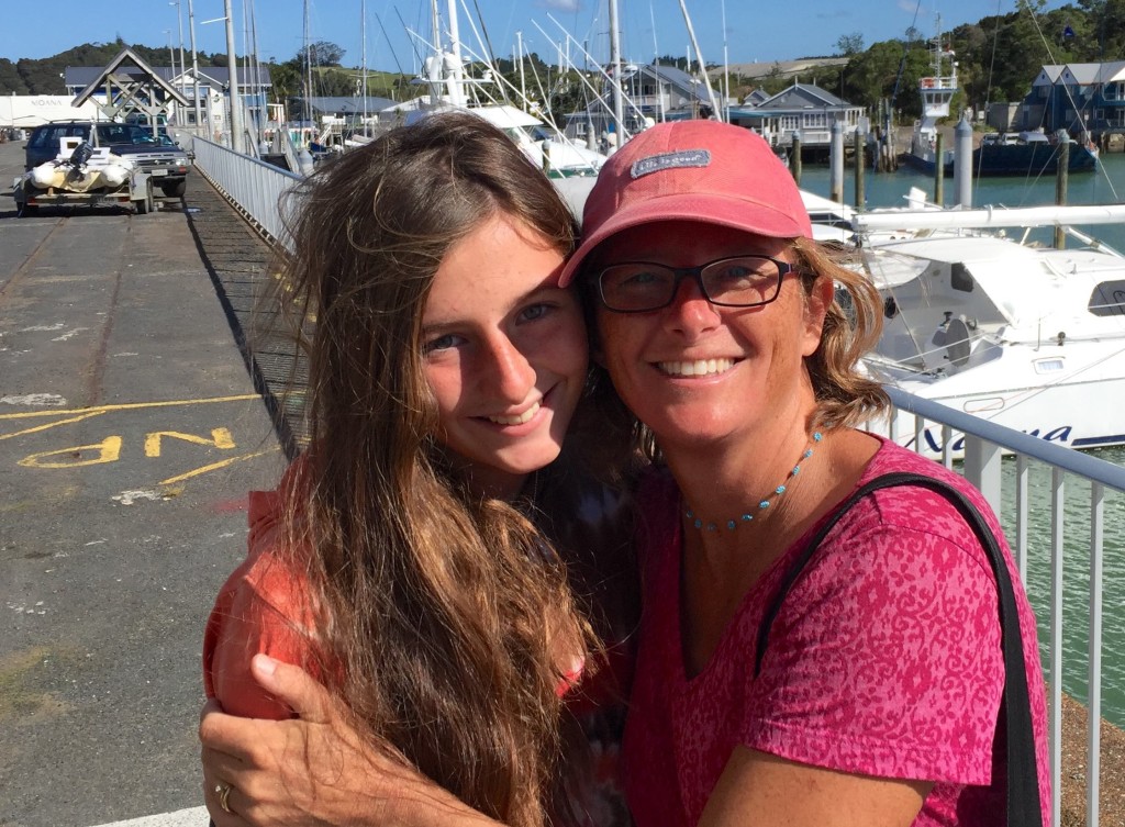 My Girls - Looking downright civilized as we explore the surroundings