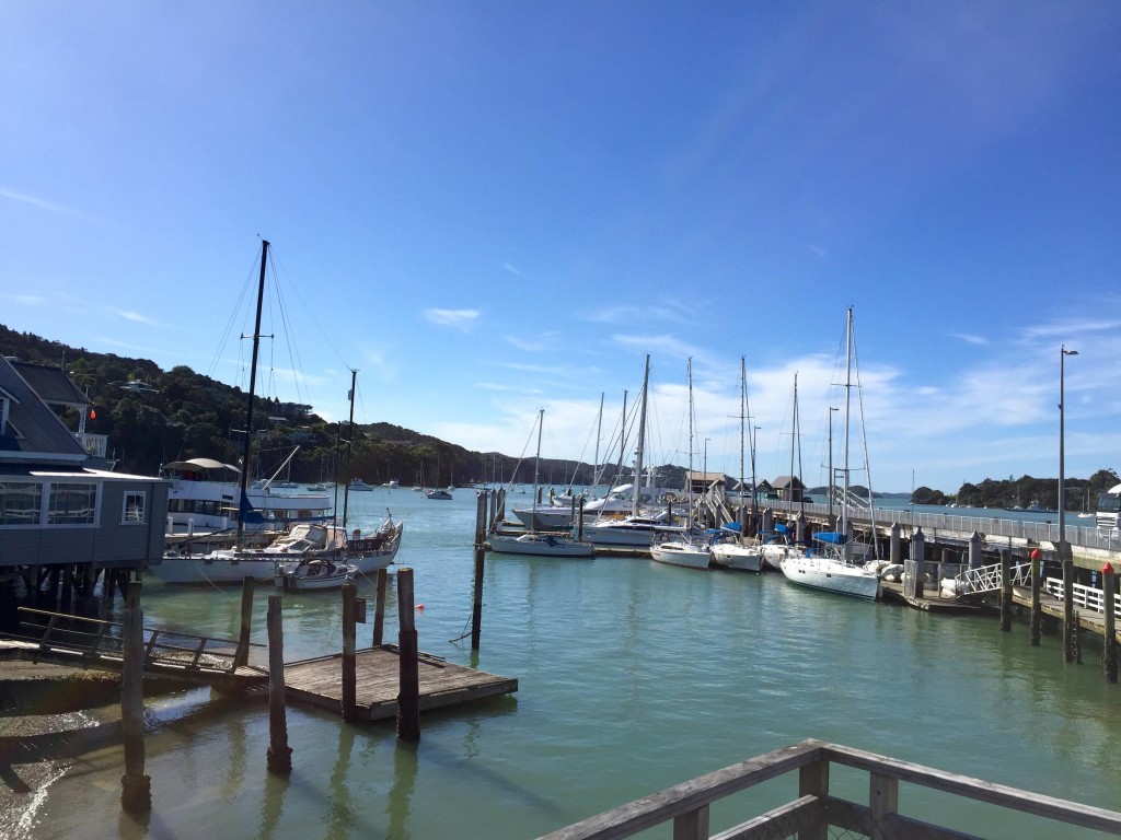 Quaint Harbor Town - The Main wharf in Opua