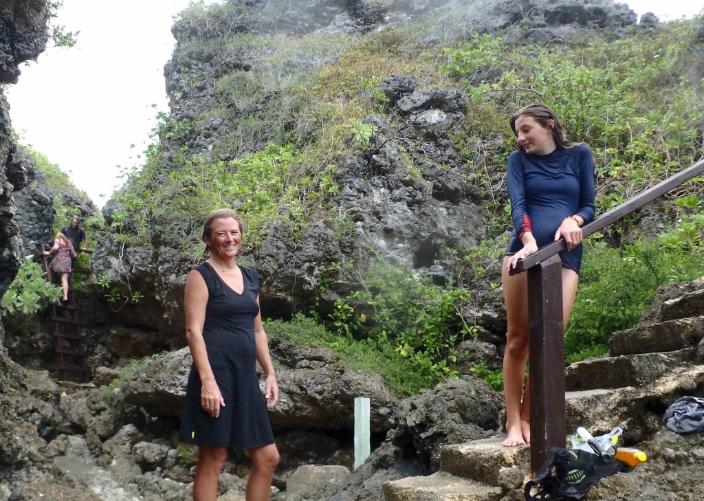 Slightly Damp - We spent 80% of each day in the water.