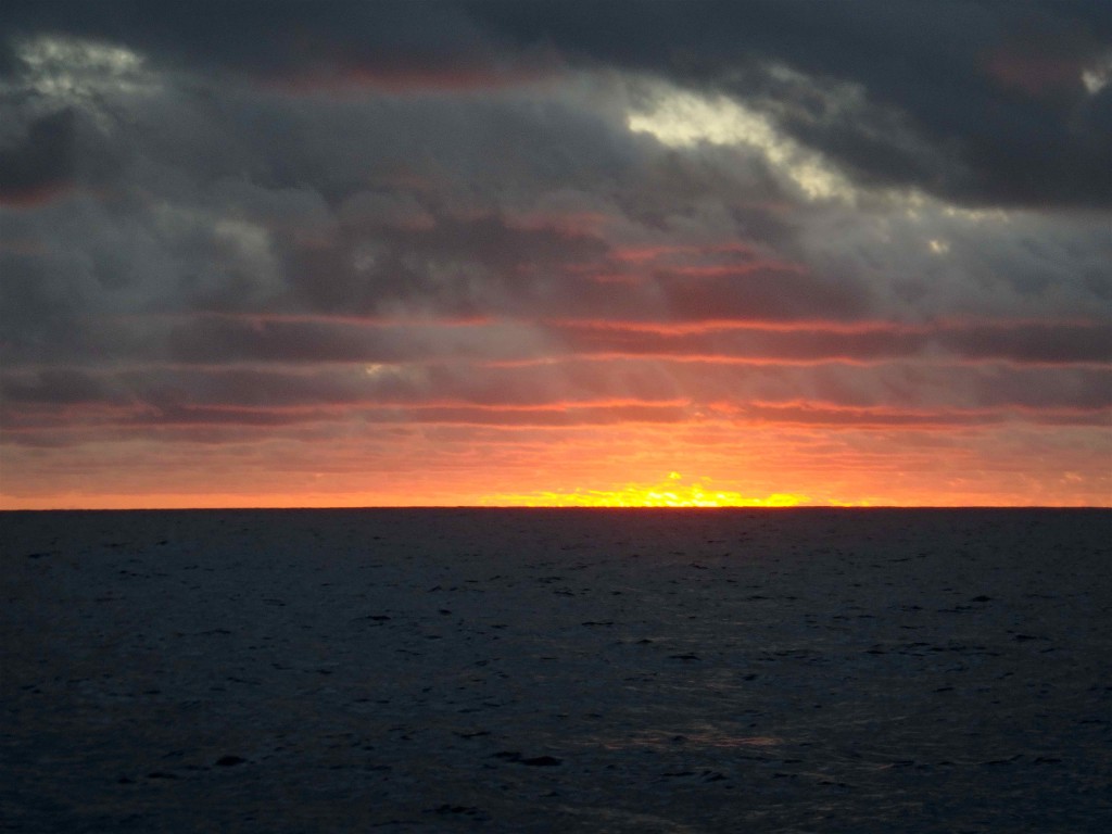 Niuean Sunset - Some changes in the weather are apparent as cyclone season approaches