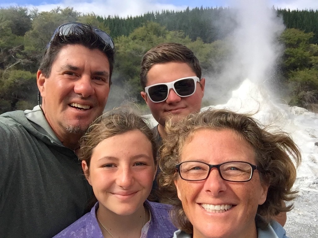 Waiotapu Geyser - Part of the tour at Waiotapu, near Rotorua