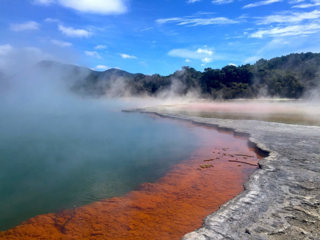 Champagne Pool Pallet - Striking colors make this pool at Wai-o-tapu an artist's dream