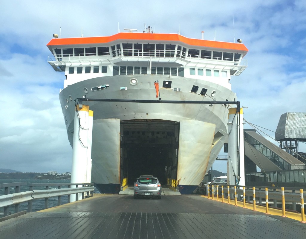 Ferries, I DO Believe! - Driving aboard the Interislander, bound for the South Island