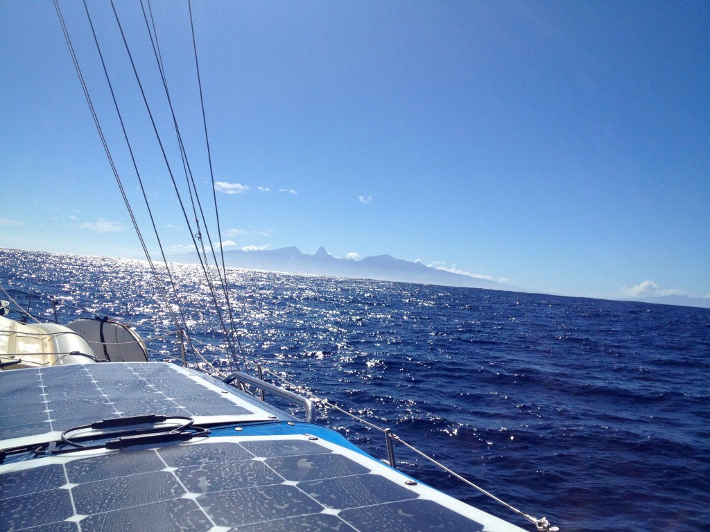 Landfall Tahiti - Just imagine the scent of plumeria in the air as we approach this magnificent island jewel - wow!