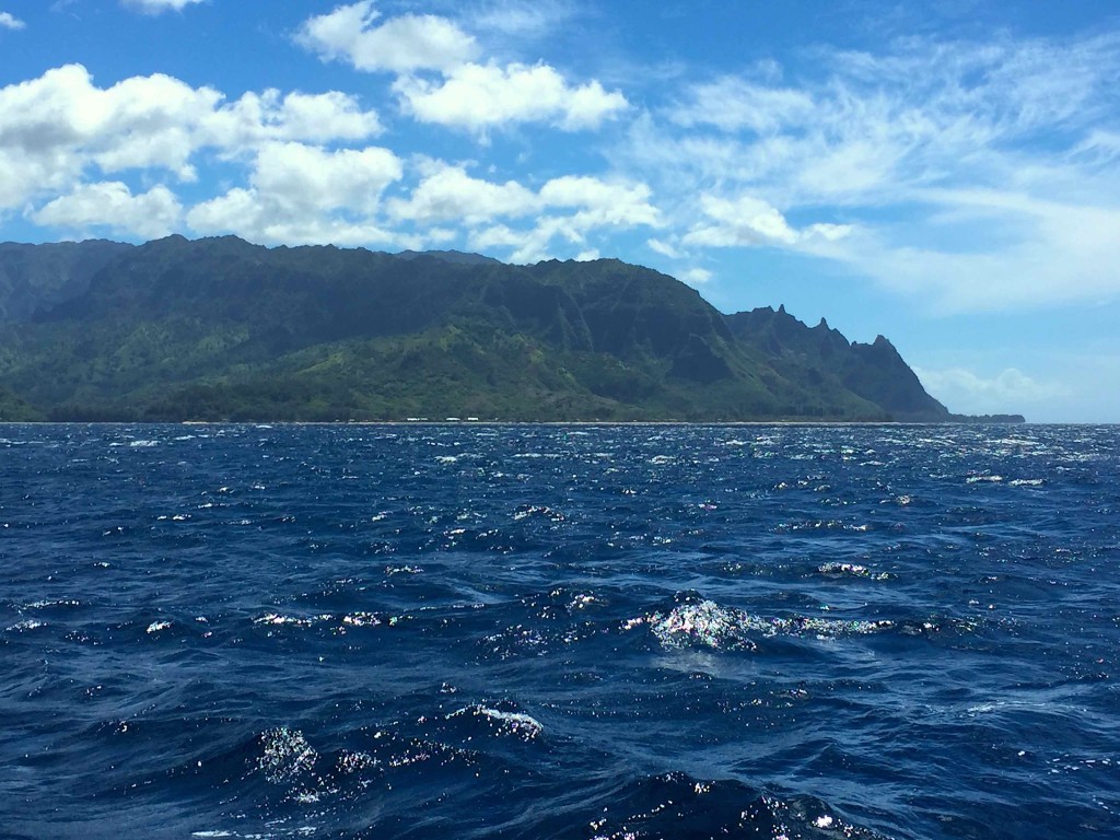 Napili Coast - A glance down Kauai's beautiful coastline as we head north.